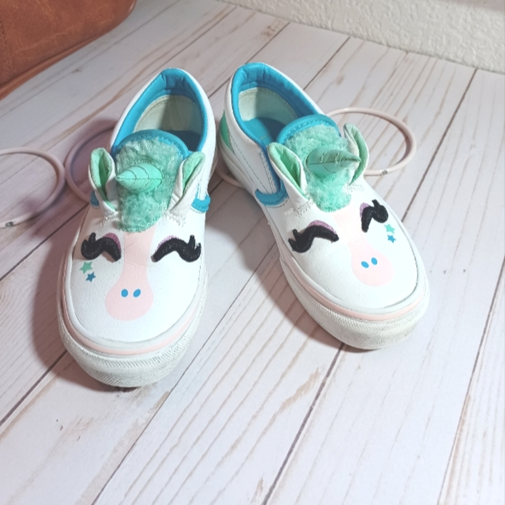 Vans unicorn girls sneakers size 11